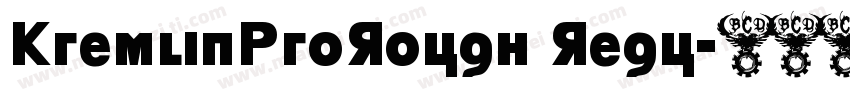 KremlinProRough Regu字体转换